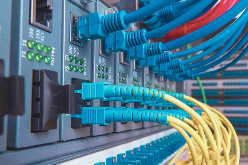 Fiber Optic cables and UTP Network cables